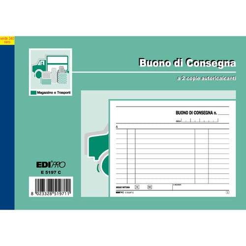 Blocco Buoni Di Consegna 50/50 12X17,5Cm Ric E5197C