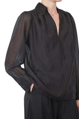 LA FEMME BLANCHE La Femme Blanche - Blusa - 451600 - Nero da donna