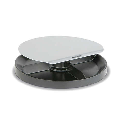Supporto Monitor Spin2 Con Portacessori - Grigio - Monitor Max 18Kg- Kensington