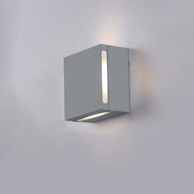 Applique moderno Cattaneo illuminazione QUADRETTO 761 10A LED 8.8W 960LM 3000°K lampada parete alluminio interno IP20