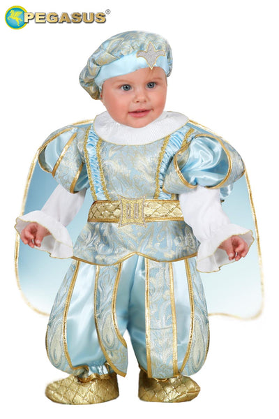 COSTUME CARNEVALE PRINCIPE AZZURRO NEONATO DA 0 A 18 MESI - PEGASUS 5034