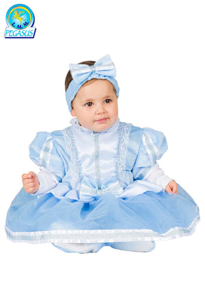 COSTUME CARNEVALE CENERENTOLA NEONATA DA 0 A 18 MESI - PEGASUS 5035