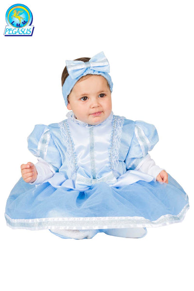 COSTUME CARNEVALE CENERENTOLA NEONATA DA 0 A 18 MESI - PEGASUS 5035