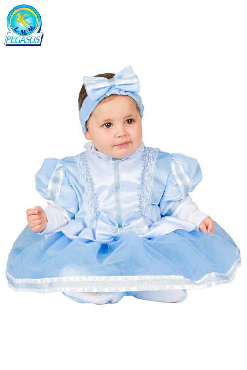 COSTUME CARNEVALE CENERENTOLA NEONATA DA 0 A 18 MESI - PEGASUS 5035