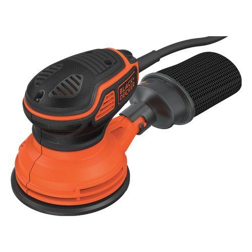 Levigatrice roto-orbitale 240 w con platorello 125 mm e sacchetto raccolta polvere - KA199 QS