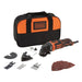 Black & decker mt300sa2 multi-strumento elettrico nero, arancione