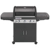 BARBECUE BBQ FORNELLO BRACE GRIGLIA CON RUOTE A GAS 3 SERIES LS PLUS DUALGAS BRUCIATORI
