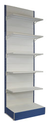 Scaffalatura in metallo per allestimento negozi di vario tipo cm. 100x50x300h