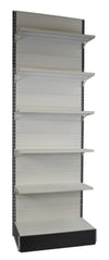 Scaffalatura in metallo per allestimento negozi di vario tipo cm. 100x50x300h