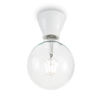 Plafoniera moderna Ideal Lux WINERY PL1 155227 155142 E27 LED ceramica lampada soffitto