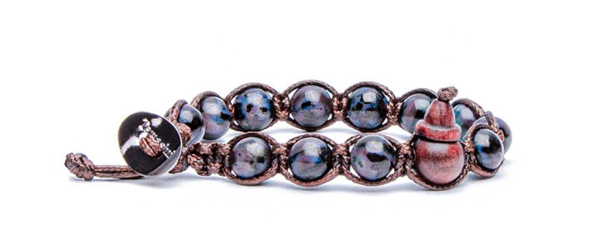 TAMASHII - Bracciale indigo gabbro