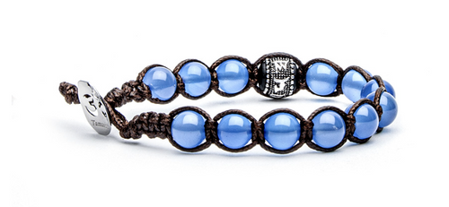 TAMASHII - Bracciale agata blu