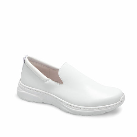 Mocassino Marsella Plus Bianco Scarpa Medicale Antiscivolo Infermiere Asa Oss Estetica Acconciature