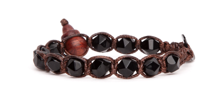 TAMASHII - Bracciale onice nero