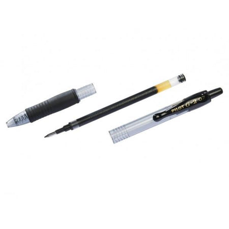 Penna Roller gel scatto Pilot G-2 - Punta 0,7mm - Colore BLU - Confezione 12 pezzi