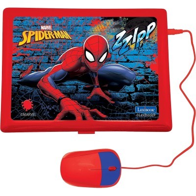 Lexibook - Laptop Bilingue Educativo Spiderman