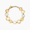 2Jewels - Bracciale in acciaio 316L PVD giallo perle conchiglie