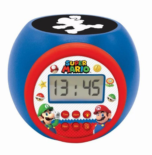 Lexibook - Sveglia Proiettore Super Mario