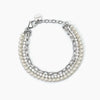 2Jewels - Bracciale in acciaio 316L perle conch cristalli