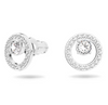 SWAROVSKI - Orecchini a lobo Creativity Bianchi, Placcato rodio