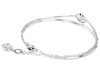 SWAROVSKI - Bracciale rigido Meteora Bianco, Placcato rodio