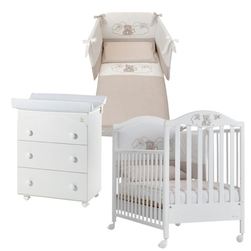 Set Cameretta Culla Star con coordinato Azzurra e Bagnetto Flash Italbaby