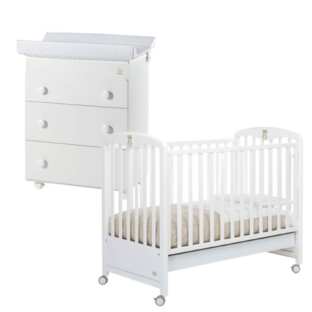 Set Cameretta Culla Birbante Foppapedretti con Bagnetto Flash Italbaby