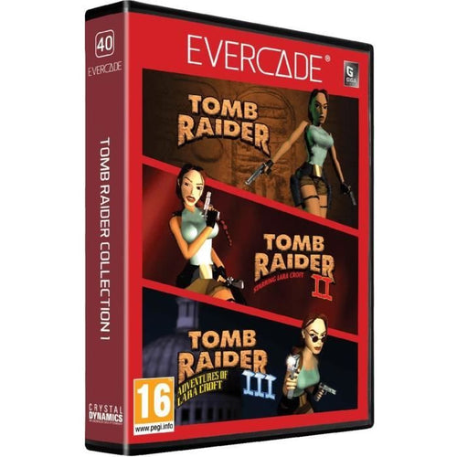 Tomb Raider Collection 1 - Cartuccia Evercade n40 - Retrogaming