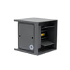 Applique Led Cubo Grigio Lampada Da Parete 12w 1500l Luce Regolabile Updown Ip65