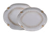 Biscottini SET DUE VASSOI IN LEGNO FIORENTINI
