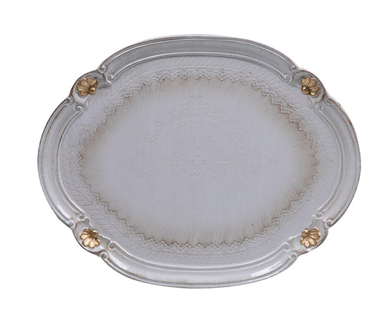 Biscottini SET DUE VASSOI IN LEGNO FIORENTINI
