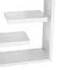 Libreria moderna di design Bilbao in legno e vetro per ufficio e cameretta h 180 cm