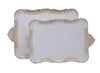 Biscottini SET DUE VASSOI IN LEGNO FIORENTINI