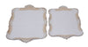 Biscottini SET DUE VASSOI IN LEGNO FIORENTINI