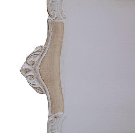 Biscottini Biscottini Set 2 Vassoi Legno Fiorentini Decorati Incisi a Mano 55x35 Fatti a