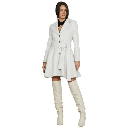 Relish cappotto bianco avorio PALMAST RDA2505550004