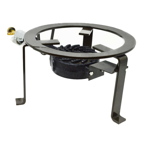 Fornellone a gas 3 piedi per passata di pomodoro telaio in metallo Ø 30 cm 1041/30