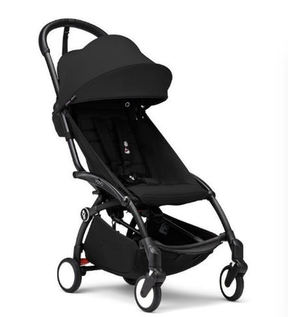 Stokke - Passeggino YOYO³ Telaio Nero con rivestimento incluso