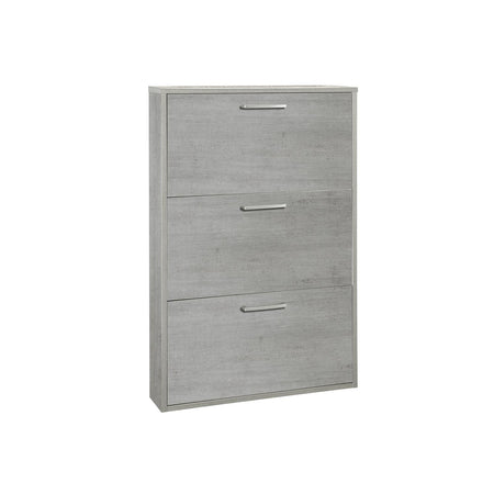 Scarpiera slim moderna in legno salva spazio, per arredamento interno "Made in Italy"