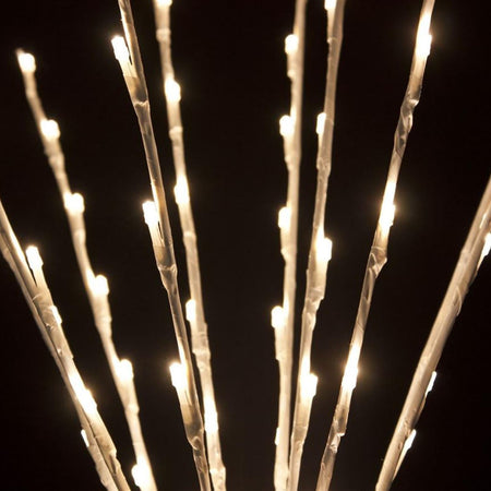 Ramo led modellabile bianco luce calda decorazione da esterno 75 cm 10 rami