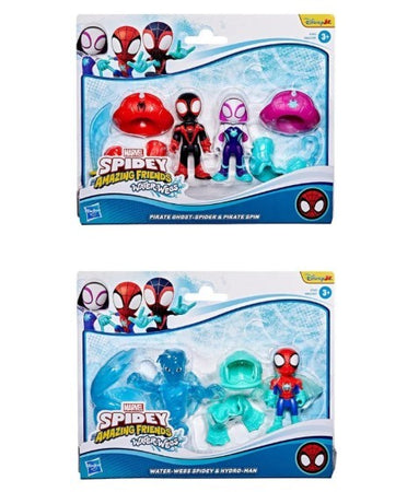 Hasbro - Spidey Water Web Pack Doppio Personaggi Assortito