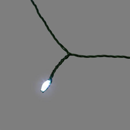 Luci di Natale catena luminosa con micro led decorazione da esterno 12 mt