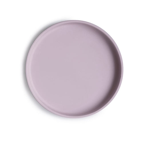 Piatto Con Ventosa Classico Solid Soft Lilac 18X18X2 Cm Mushie