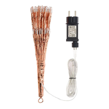 Ramo sferico "TWIGball" decorazione natalizia per esterno ramata luce calda