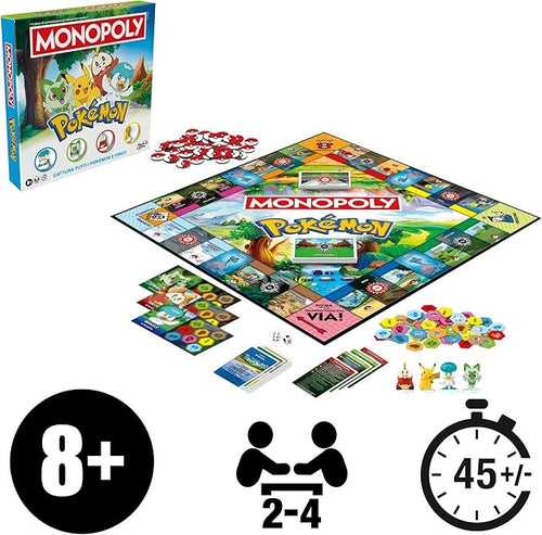 Hasbro - Monopoly Pokemon Edition Versione Italiana