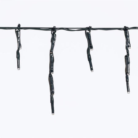 Cascata luce calda a led per esterno luci decorazione natale natalizie movimento 10 mt