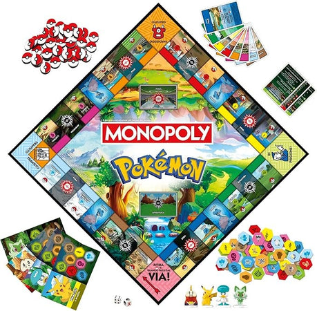 Hasbro - Monopoly Pokemon Edition Versione Italiana