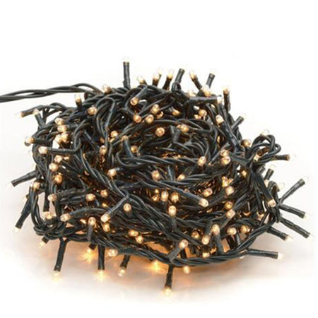 Catena luminosa mini lucciole 300 lampadine luce calda per albero di natale addobbi