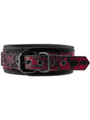 Blaze - Collare + Guinzaglio Drago Nylon Nero Rosso