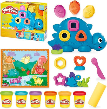 Hasbro - Play-Doh Starter Set Dinosauro Forme e Colori G0491